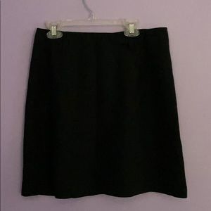 black skirt